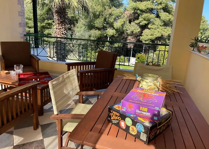 شقة Xenius Zeus Sea View Maisonette In Glarokamvos Ii باليوري
